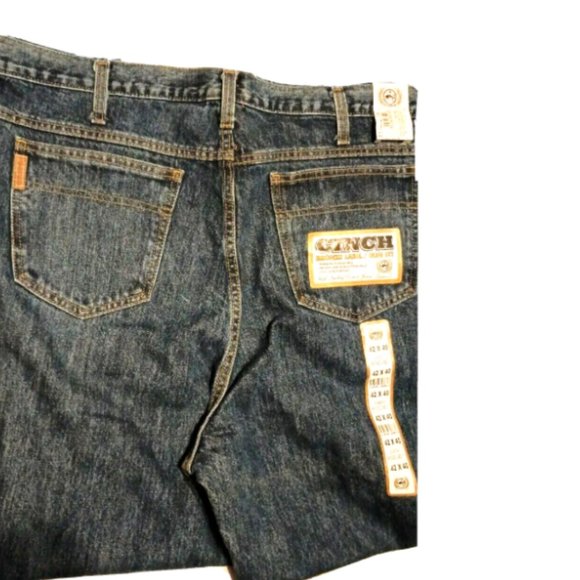 Cinch Jeans Men's Size 42 X 40 Bronze Label Slim Fit Tapered Leg - Picture 4 of 5